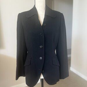 Max Studio Wool Blazer Black Size 5-6